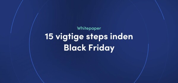 Whitepaper - 15 vigtige steps inden Black Friday