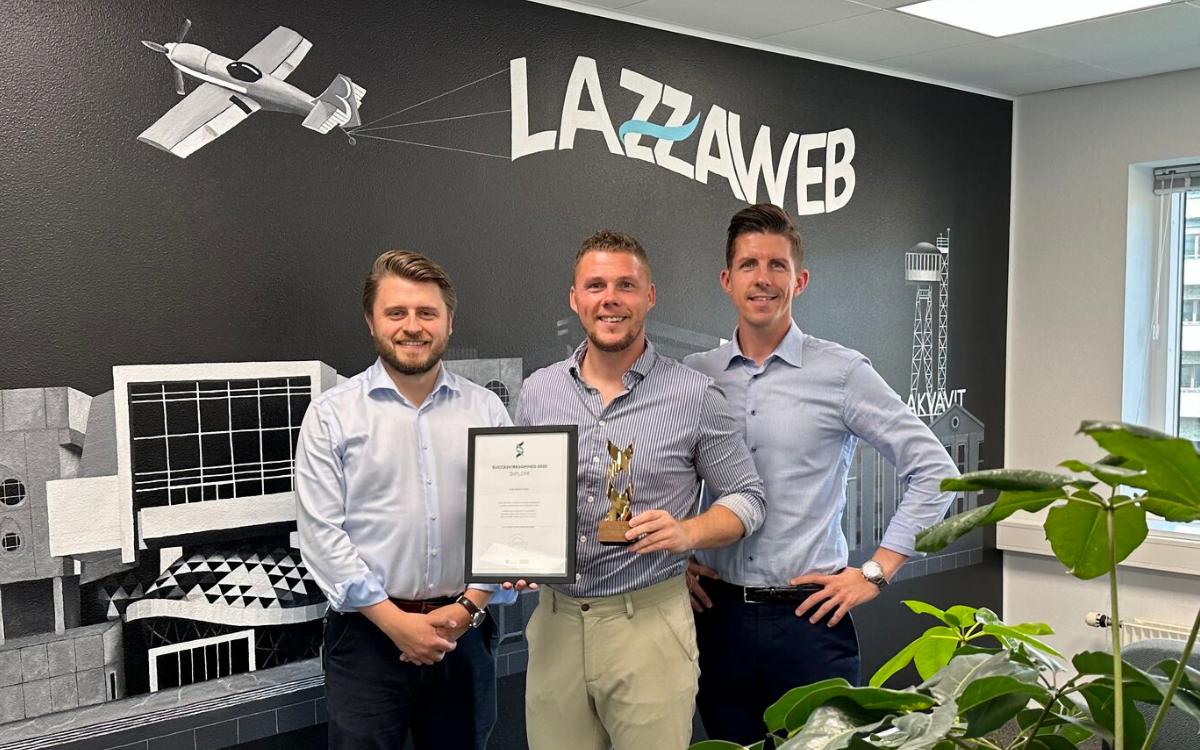 LAZZAWEB kåret som succesvirksomhed af Sparnord og BDO